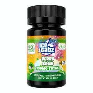 ICE TABZ 7-HYDROXY 150MG PER TABLET 5CT/ JAR (PRE PRICED $24.99)