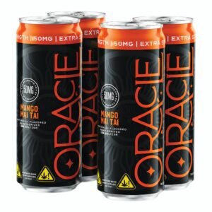 ORACLE ORGANIX HEMP DRIVED D9 EXTRA STRENGHT SELTZER DRINK 50MG (12OZ 355ML/ CAN) 4PK