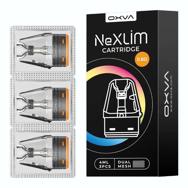OXVA NEXLIM CARTRIDGE (4ML) 3PK/BOX OXVA NEXLIM CARTRIDGE (4ML) 3PK/BOX