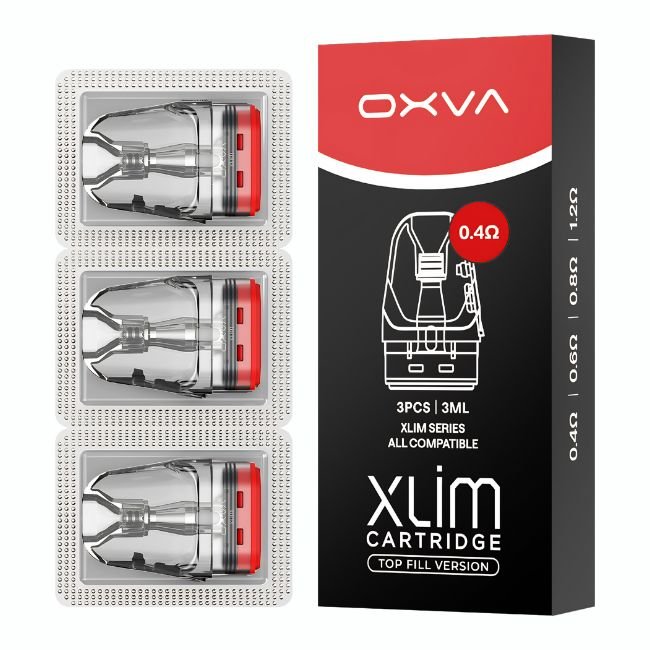 OXVA XLIM SERIES TOP FILL CARTRIDGE (3ML) 3PK/BOX OXVA XLIM SERIES TOP FILL CARTRIDGE (3ML) 3PK/BOX