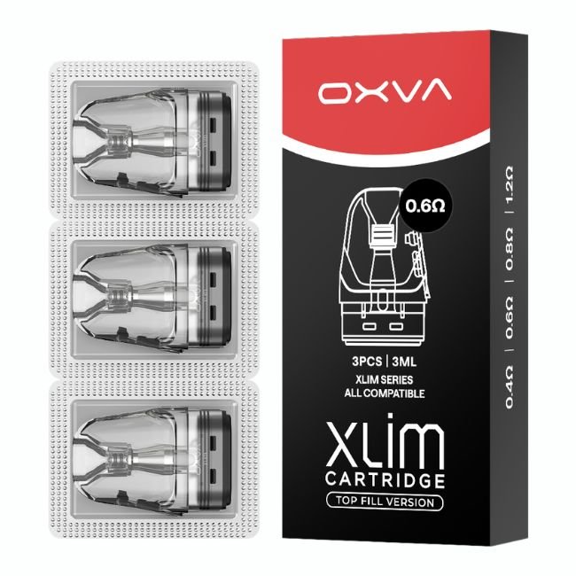 OXVA XLIM SERIES TOP FILL CARTRIDGE (3ML) 3PK/BOX OXVA XLIM SERIES TOP FILL CARTRIDGE (3ML) 3PK/BOX