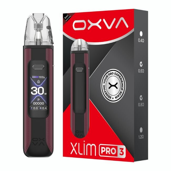 OXVA XLIM PRO 3 1500mAH (3ML) STARTER KIT OXVA XLIM PRO 3 1500mAH (3ML) STARTER KIT