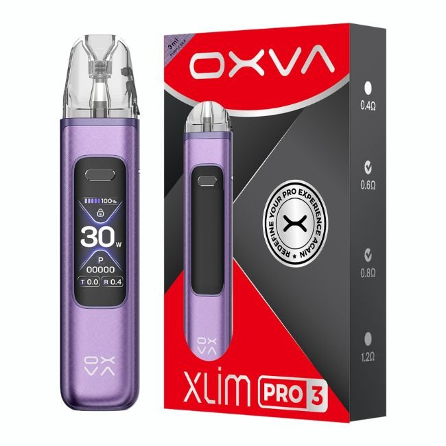 OXVA XLIM PRO 3 1500mAH (3ML) STARTER KIT OXVA XLIM PRO 3 1500mAH (3ML) STARTER KIT