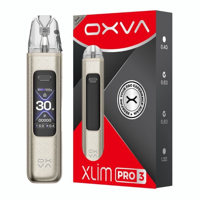 OXVA XLIM PRO 3 1500mAH (3ML) STARTER KIT OXVA XLIM PRO 3 1500mAH (3ML) STARTER KIT