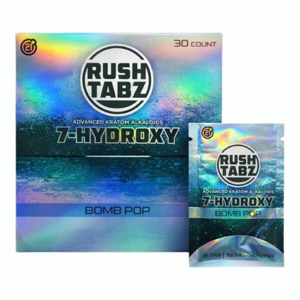 RUSH TABZ 7-HYDROXY 150MG PER TABLET 1CT/30PK
