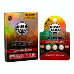 RUSH TABZ 7-HYDROXY 200MG PER TABLET 3CT/5PK (PRE PRICED $29.99)