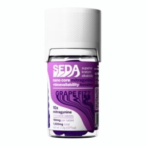 SEDA NANO CORE MITRAGYNINE + BIOAVAILABILITY BOOSTED 150MG PER TABLET 10CT/ JAR