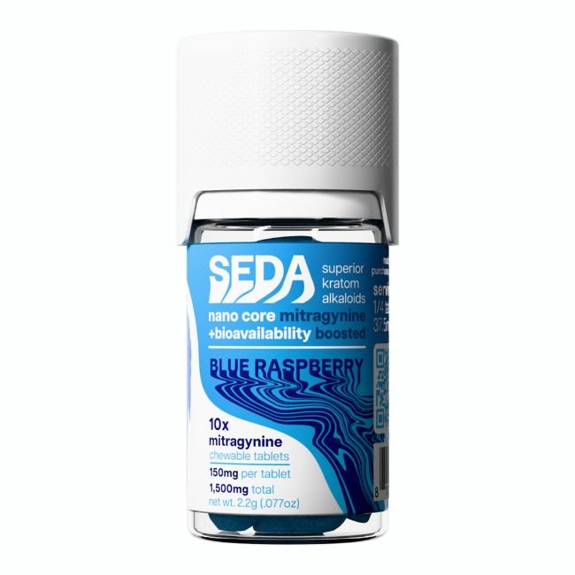 SEDA NANO CORE MITRAGYNINE + BIOAVAILABILITY BOOSTED 150MG PER TABLET 10CT/ JAR SEDA NANO CORE MITRAGYNINE + BIOAVAILABILITY BOOSTED 150MG PER TABLET 10CT/ JAR