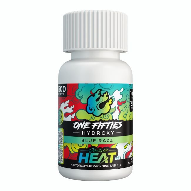 STRAIGHT HEAT ONE FIFTIES 7-HYDROXY 150MG PER TABLET 10CT/ JAR STRAIGHT HEAT ONE FIFTIES 7-HYDROXY 150MG PER TABLET 10CT/ JAR