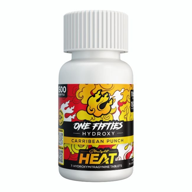 STRAIGHT HEAT ONE FIFTIES 7-HYDROXY 150MG PER TABLET 10CT/ JAR STRAIGHT HEAT ONE FIFTIES 7-HYDROXY 150MG PER TABLET 10CT/ JAR