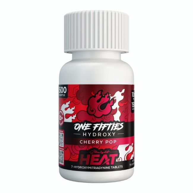 STRAIGHT HEAT ONE FIFTIES 7-HYDROXY 150MG PER TABLET 10CT/ JAR STRAIGHT HEAT ONE FIFTIES 7-HYDROXY 150MG PER TABLET 10CT/ JAR