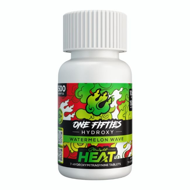 STRAIGHT HEAT ONE FIFTIES 7-HYDROXY 150MG PER TABLET 10CT/ JAR STRAIGHT HEAT ONE FIFTIES 7-HYDROXY 150MG PER TABLET 10CT/ JAR