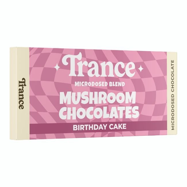 TRANCE MICRODOSED BLEND MUSHROOM CHOCOLATE BAR 10CT/ BOX TRANCE MICRODOSED BLEND MUSHROOM CHOCOLATE BAR 10CT/ BOX