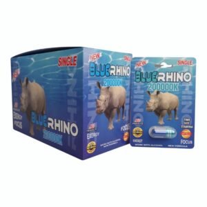 BLUE RHINO 200000K SEXUAL ENHANCEMENT CAPSULE 24CT/ BOX