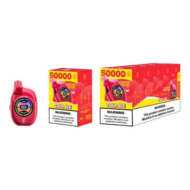 UT BY FLUM CLEAR TANK 5% DISPOSABLE (90ML) 50K PUFFS 5CT/ BOX UT BY FLUM CLEAR TANK 5% DISPOSABLE (90ML) 50K PUFFS 5CT/ BOX