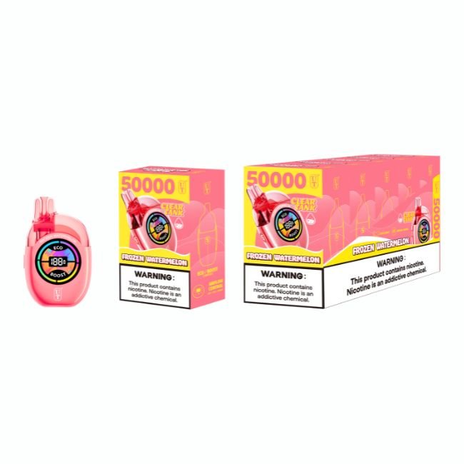UT BY FLUM CLEAR TANK 5% DISPOSABLE (90ML) 50K PUFFS 5CT/ BOX UT BY FLUM CLEAR TANK 5% DISPOSABLE (90ML) 50K PUFFS 5CT/ BOX