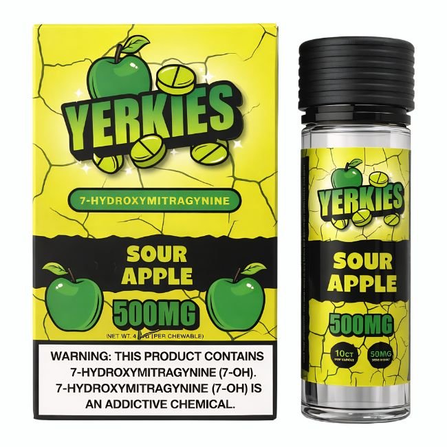YERKIES 7-HYDROXY 50MG PER TABLET 10CT JAR 5PK/BOX YERKIES 7-HYDROXY 50MG PER TABLET 10CT JAR 5PK/BOX