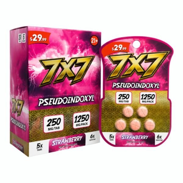 7X7 PSEUDOINDOXYL 250MG PER TABLET 5CT/10PK (PRE PRICED $29.99)