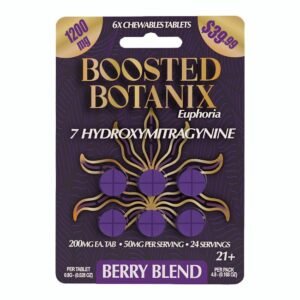 BOOSTED BOTANIX EUPHORIA 7-HYDROXY 200MG PER TABLET 6CT/10PK (PRE PRICED $39.99)