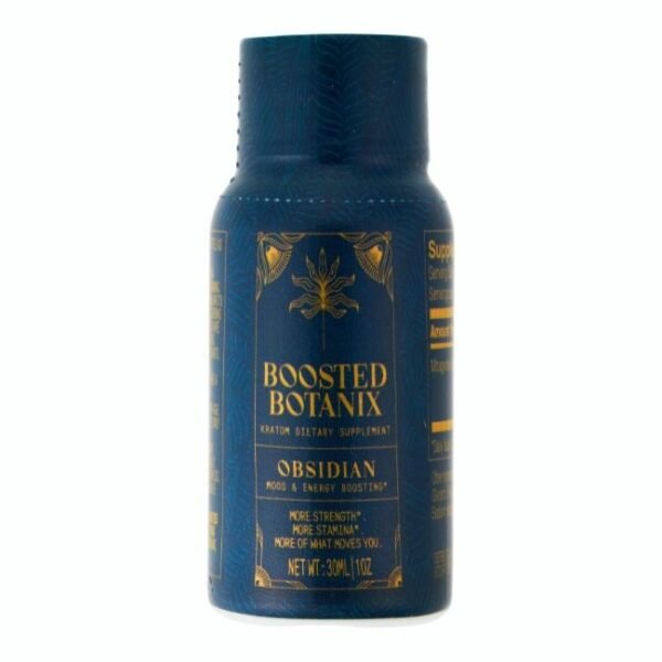 BOOSTED BOTANIX KRATOM SHOTS OBSIDIAN (BUY 3 BOOSTED BOTANIX TABLETS GET ONE SHOT FREE)