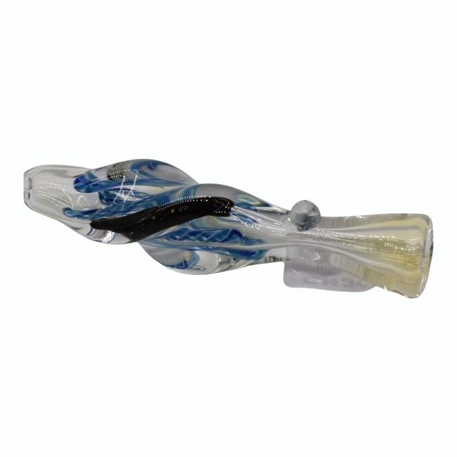 3 INCH GLASS TWISTING BODY INSIDE CHILLUM 3 INCH GLASS TWISTING BODY INSIDE CHILLUM