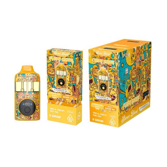 FHSB9GMDIS_888 FLYING HORSE STONER BLEND THC IX + THCP+THC VIII 3 IN 1 FLAVOR 9GM DISPO 5CT/ BOX