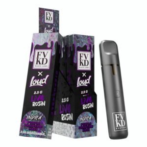 FVKD BLACK LABEL X LOUD THC-A LIVE ROSIN 2.5GM DISPO 5CT/ BOX