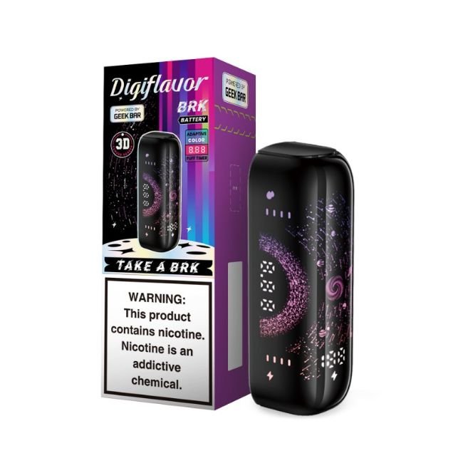 GEEKBARBATTERY_111 DIGI FLAVOR BRK BATTERY DEVICE POWERED BY GEEKBAR 5CT/ BOX
