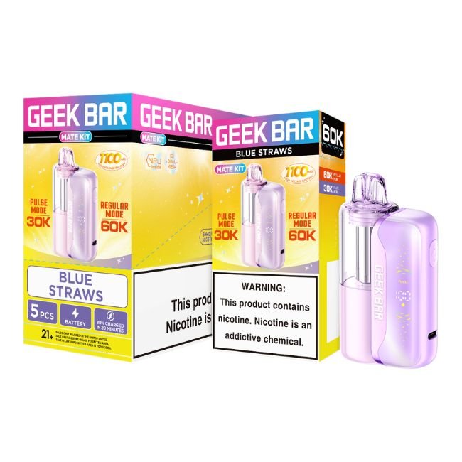 GEEKBARMATEKIT003 GEEK BAR 5% DISPOSABLE MATE KIT (80ML) 60K PUFFS 5CT/ BOX