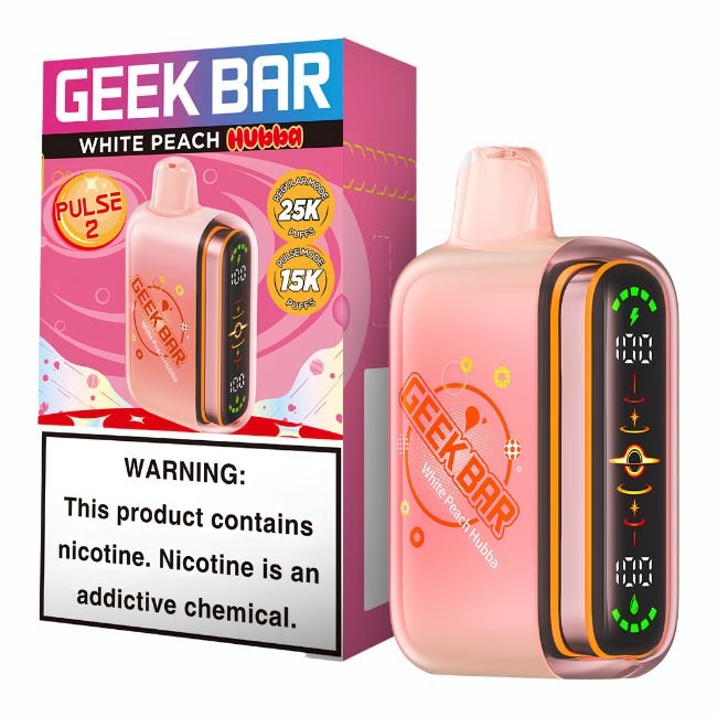 GEEK BAR PULSE 2 HUBBA EDI. 5% DISPOSABLE (80ML) 25K PUFFS 5CT/ BOX GEEK BAR PULSE 2 5% DISPOSABLE (80ML) 25K PUFFS 5CT/ BOX