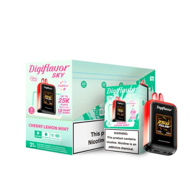 GEEKBARSV25KDI_111 DIGIFLAVOR SKY BY GEEKBAR 5% DISPOSABLE (80ML) TRIPLE MODE 25K PUFFS 5CT/ BOX
