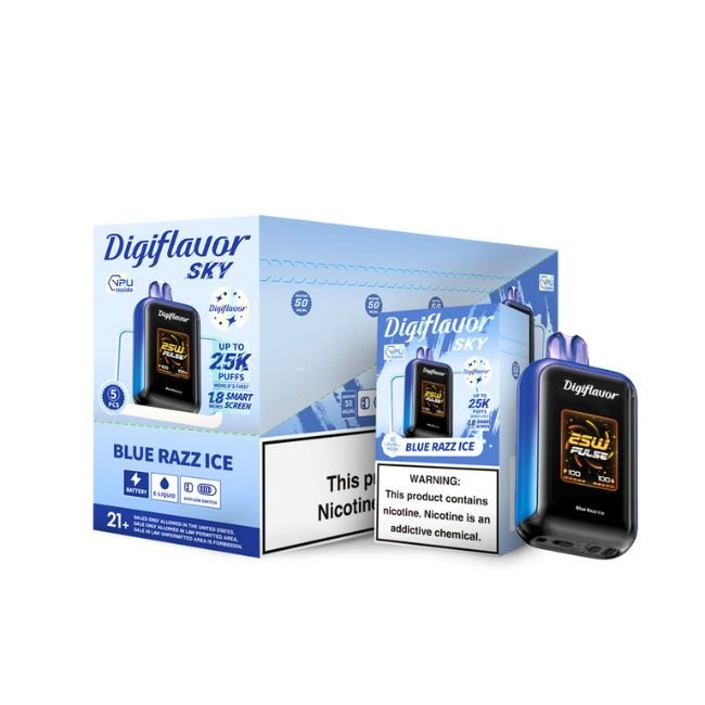GEEKBARSV25KDI_333 DIGIFLAVOR SKY BY GEEKBAR 5% DISPOSABLE (80ML) TRIPLE MODE 25K PUFFS 5CT/ BOX