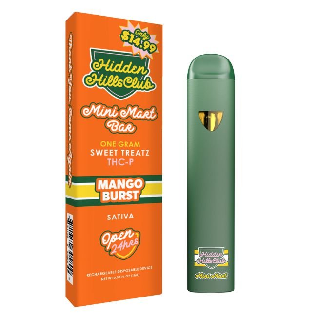 HHMMST1GMDIS02 HIDDEN HILLS MINI MART SWEET TREATZ THCA + THCP 1GM DISPO 5CT/ BOX