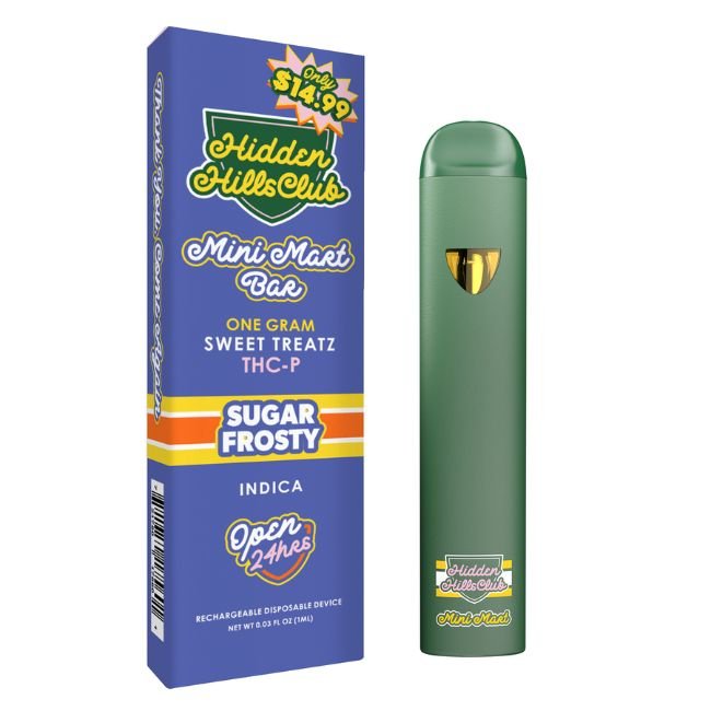 HHMMST1GMDIS03 HIDDEN HILLS MINI MART SWEET TREATZ THCA + THCP 1GM DISPO 5CT/ BOX
