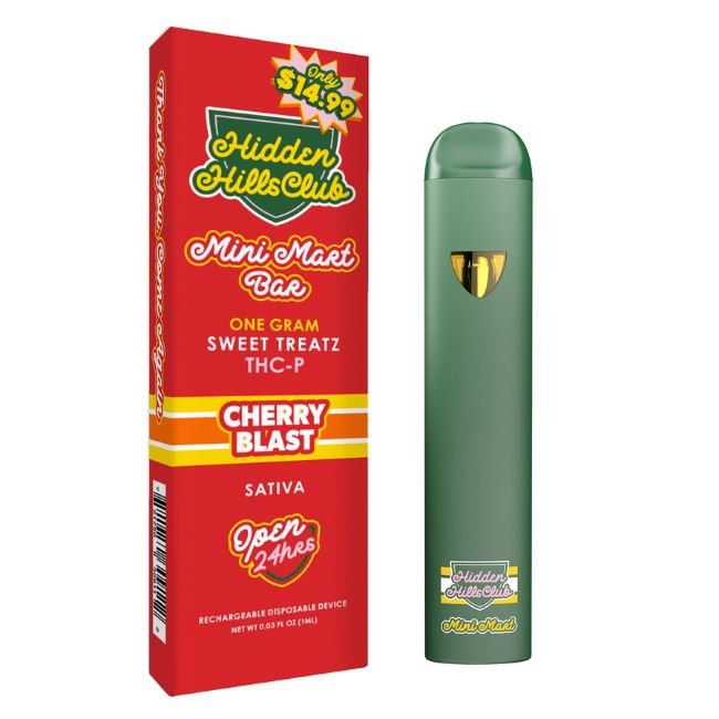 HHMMST1GMDIS07 HIDDEN HILLS MINI MART SWEET TREATZ THCA + THCP 1GM DISPO 5CT/ BOX
