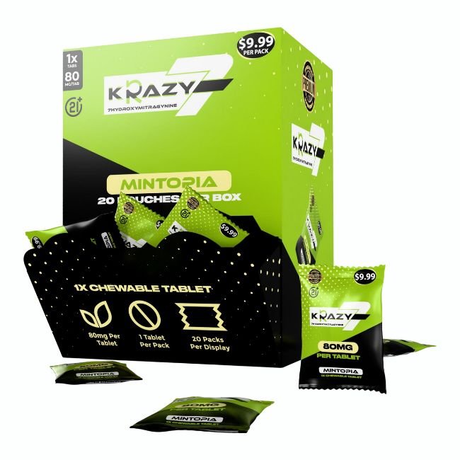 KRAZY 7-HYDROXY 80MG PER TABLET 1CT/20PK (PRE PRICED $9.99) KRAZY 7-HYDROXY 80MG PER TABLET 1CT/20PK (PRE PRICED $9.99)