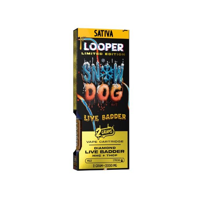 LOOPER DIAMOND LIVE BADDER + HHC + THC-P LIMITED EDITION 2GM CART 5CT/ BOX LOOPER DIAMOND LIVE BADDER + HHC + THC-P LIMITED EDITION 2GM CART 5CT/ BOX