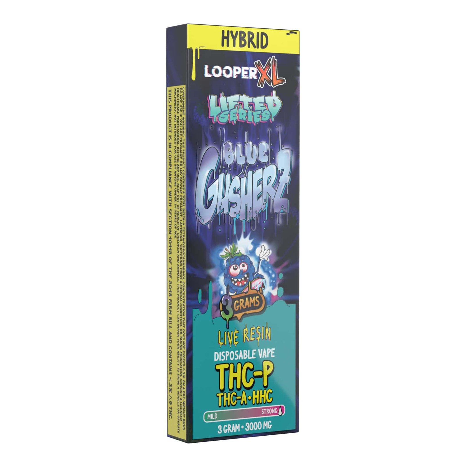 LOOPERXLLS3GMD1 LOOPER XL LIFTED SERIES 3GM LIVE RESIN DISPO 5CT/ BOX