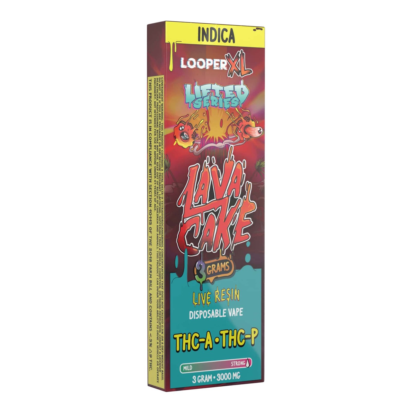 LOOPER XL LIFTED SERIES 3GM LIVE RESIN DISPO 5CT/ BOX LOOPER XL LIFTED SERIES 3GM LIVE RESIN DISPO 5CT/ BOX