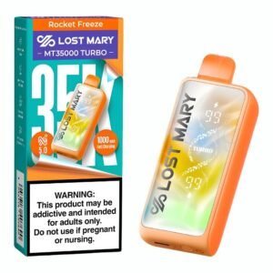 LOST MARY MT35000 TURBO NIXODINE INSIDE 5% DISPOSABLE (90ML) 35K PUFFS 5CT/ BOX