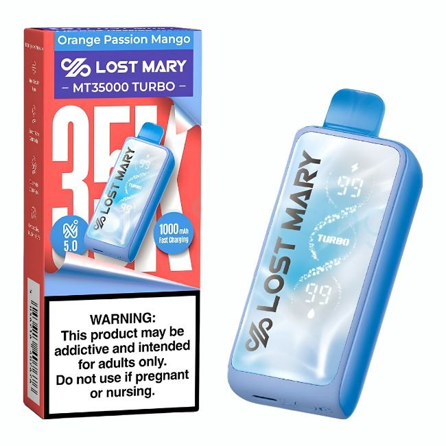 LOST MARY MT35000 TURBO NIXODINE INSIDE 5% DISPOSABLE (90ML) 35K PUFFS 5CT/ BOX LOST MARY MT35000 TURBO NIXODINE INSIDE 5% DISPOSABLE (90ML) 35K PUFFS 5CT/ BOX