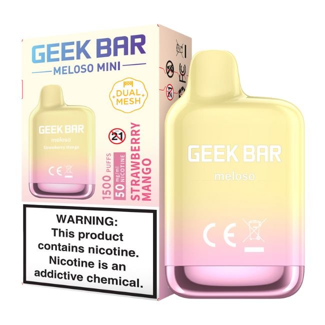 MELOSOMINI150022 GEEK BAR MELOSO MINI 5% DISPOSABLE (50ML) 1.5K PUFFS 10CT/BOX