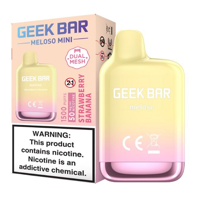MELOSOMINI150044 GEEK BAR MELOSO MINI 5% DISPOSABLE (50ML) 1.5K PUFFS 10CT/BOX