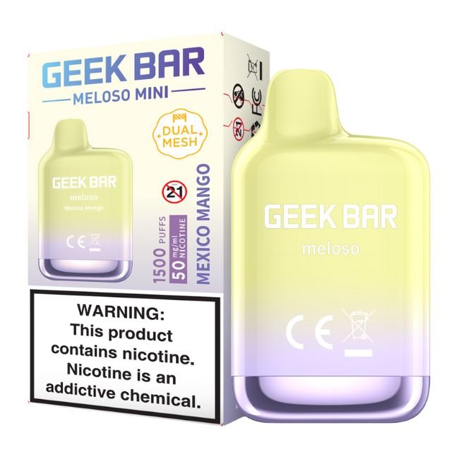 MELOSOMINI150088 GEEK BAR MELOSO MINI 5% DISPOSABLE (50ML) 1.5K PUFFS 10CT/BOX