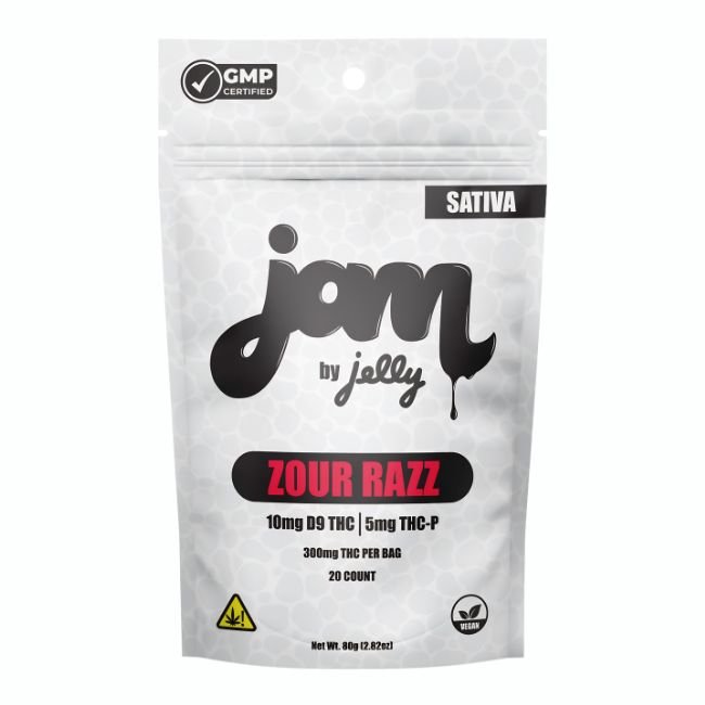 JAM BY JELLY D9 THC + THCP 300MG GUMMIES 20CT/ BAG JAM BY JELLY D9 THC + THCP 300MG GUMMIES 20CT/ BAG