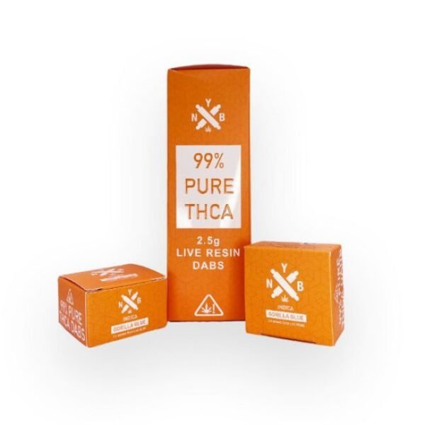 NOT YOUR BAKERY PURE THCA  2.5GM LIVE RESIN DABS 5CT/ BOX