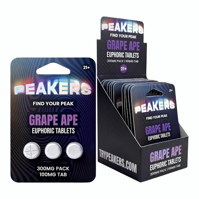 PEAKERS EUPHORIC NOOTROPICS 100MG PER TABLET 3CT/10PK PEAKERS EUPHORIC NOOTROPICS 100MG PER TABLET 3CT/10PK