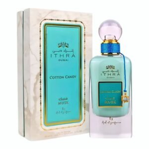 ITHRA DUBAI MUSK COTTON CANDY PERFUME SPRAY 100ML ( 3.4OZ) BY ARD AL ZAAFARAN