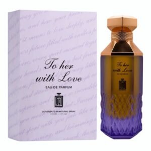 TO HER WITH LOVE PERFUME SPRAY 100ML ( 3.4OZ) BY AURA FRAGRANCES