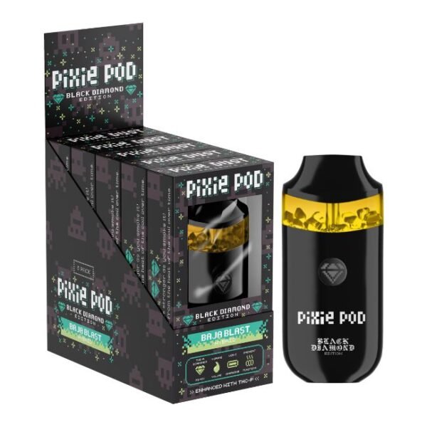 PIXIE POD BLACK DIAMOND EDITION THCA ENHANCED WITH THCP 4GM DISPO 5CT/ BOX